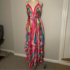 Monif C.  Silk “butterfly” dress.